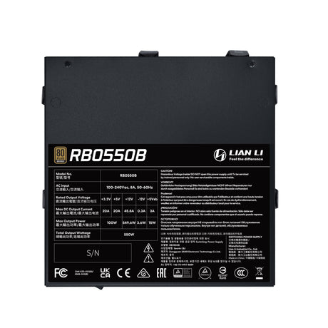 Lian Li RB 550W Bronze PSU Lian Li