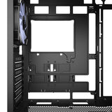 Sharkoon AK4W RGB Strip Black Mesh Front Tempered Glass ARGB Strip 4x 120mm Fans USB-C BTF ATX Gaming PC Case Sharkoon