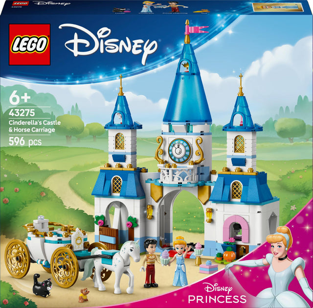 LEGO 43275 Disney Princess Cinderella's Castle and Horse-Drawn Carriage LEGO