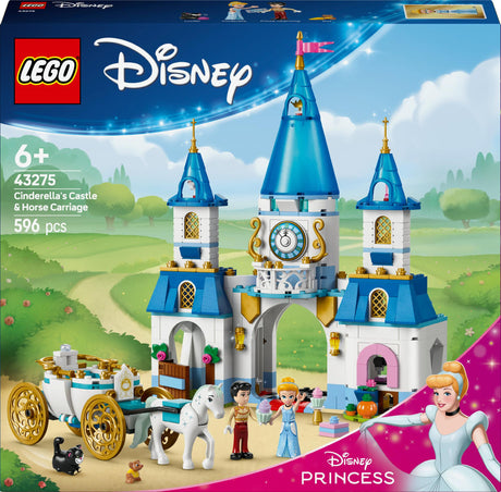 LEGO 43275 Disney Princess Cinderella's Castle and Horse-Drawn Carriage LEGO