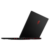 MSI Raider 18 Max HX A2WJ-1425FRY – bagside af skærm og kabinet