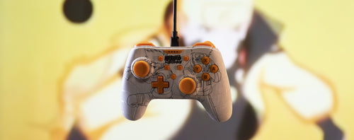 Konix Naruto Kakashi – kablet controller til Switch og PC – hvid – produktbillede 4