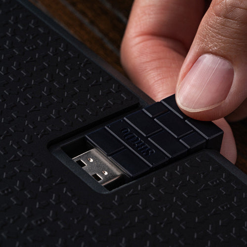 8BitDo Arcade Controller Switch/PC Grå – Rum til USB-modtager
