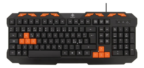 DELTACO GAMING GAM-024 Tastatur Membran Kabling Nordisk Deltaco