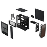 Midi Fractal Design North Charcoal Black Mesh Window Fractal design