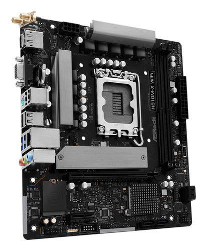 ASRock H810M-X WiFi bundkort - produktbillede 2