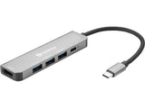 USB-C Dock HDMI+3xUSB+PD 100W