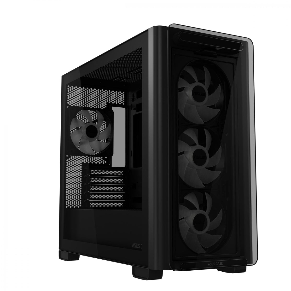 ASUS A23 PLUS Tempered Glass ARGB mATX Case - Black ASUS