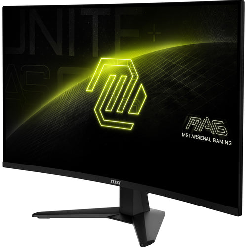 MSI MAG 32CQ6F – 31,5″ buet WQHD-gamingskærm, 180 Hz – forside set skråt fra højre