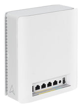 ASUS ZenWiFi BT8 i hvid – skrå bagside med porte