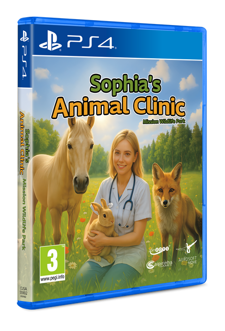 Sophia's Animal Clinic - Mission Wildlife Park – PlayStation 4 – spilomslag