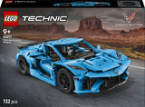 LEGO Technic 42217 – Chevrolet Corvette Stingray – Blå – æskens forside