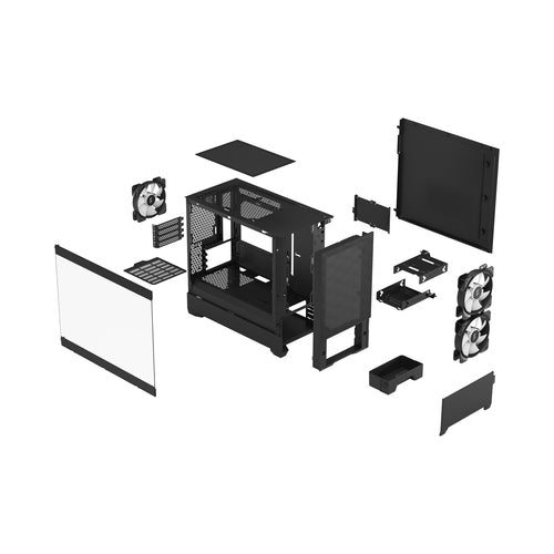 Mini Fractal Design Pop Mini Air Black Window
