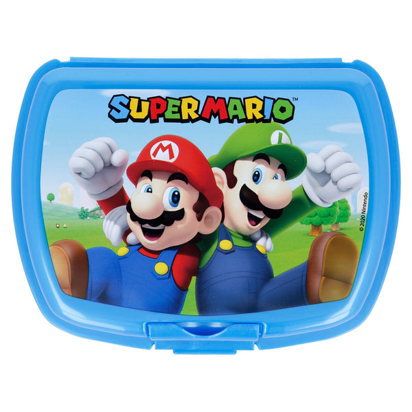 Super Mario - Madkasse - Blå