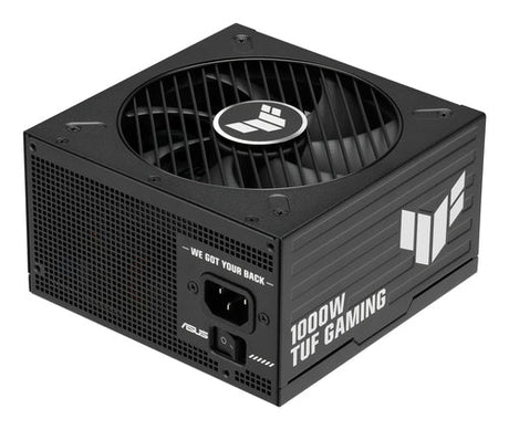 ASUS TUF Gaming 1000P – 1000 W Platinum strømforsyning – blæsergitter og netstik