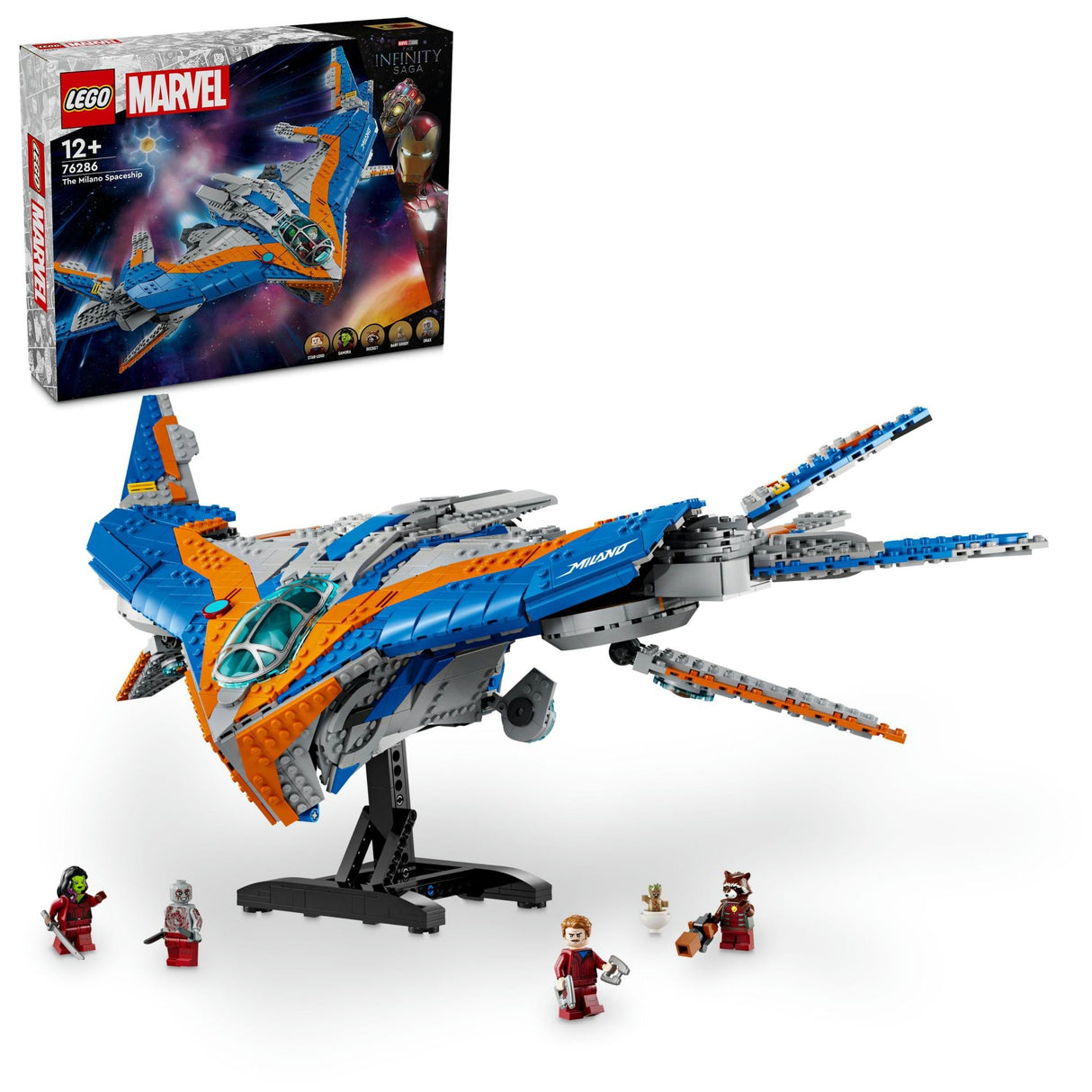 LEGO 76286 Marvel Super Heroes Guardians of the Galaxy: The Milano, construction toy LEGO