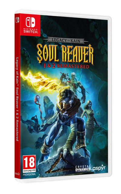 Legacy of Kain Soul Reaver 1 and 2 Remastered – Nintendo Switch – spilomslag