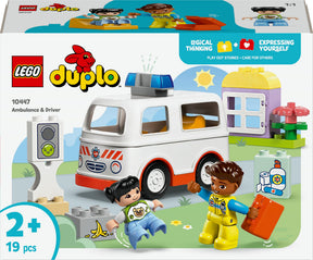 LEGO 10447 DUPLO Town ambulance with driver LEGO