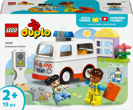 LEGO 10447 DUPLO Town ambulance with driver LEGO