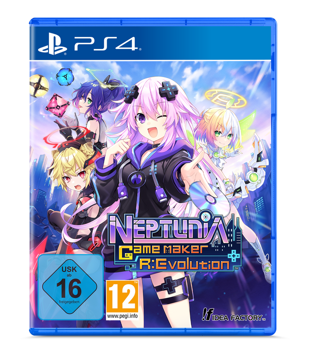 Neptunia Game Maker R:Evolution (Day One Edition) – PlayStation 4 – spilomslag