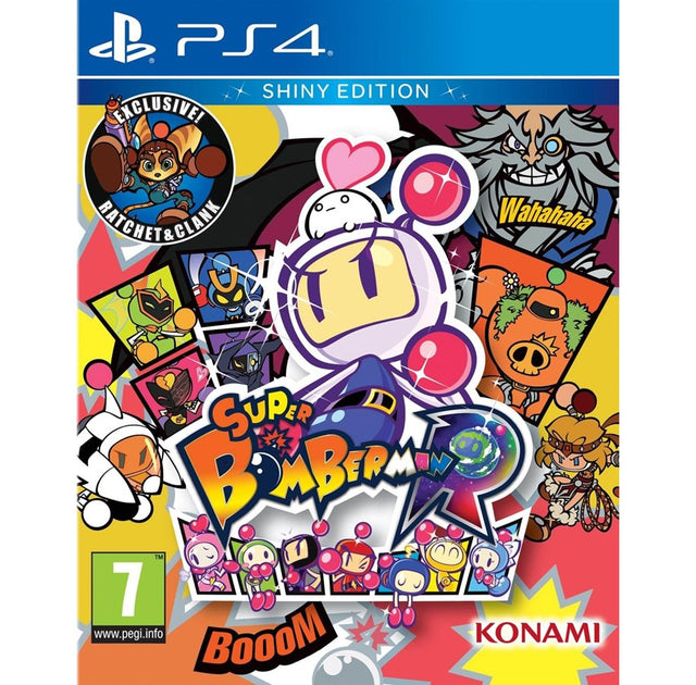 Super Bomberman R (Shiny Edition) – PlayStation 4 – spilomslag