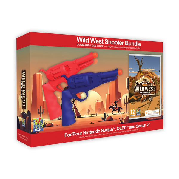 Wild West Shooter Game -Twin Wild West Shooter Revolvers Bundle (CIB) – Nintendo Switch