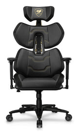 COUGAR Terminator Elite Gold, sort gamingstol – produktvisning