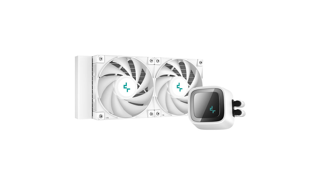 Deepcool LS520 WH Processors flydende kølesystem 1-pack Hvid 120 mm