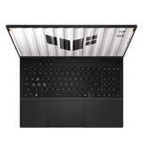 ASUS TUF Gaming F16 TUF608JMR-RV057W – tastatur og arbejdsflade set ovenfra