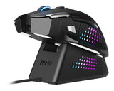MSI VERSA PRO WIRELESS + Mouse Dock Pro gamingmus - sort - visning 2
