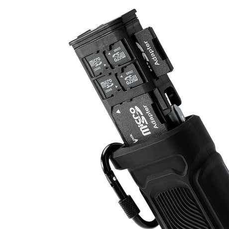 Rollei 2-i-1 Travel kortlæser og kortetui – USB-C – detalje eller anvendelse 6