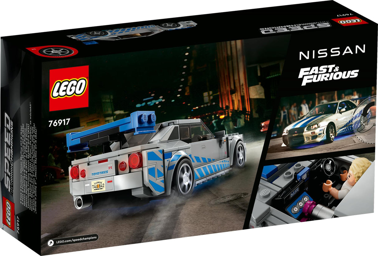 LEGO Speed Champions - 2 Fast 2 Furious Nissan Skyline GT-R R34 (76917) LEGO