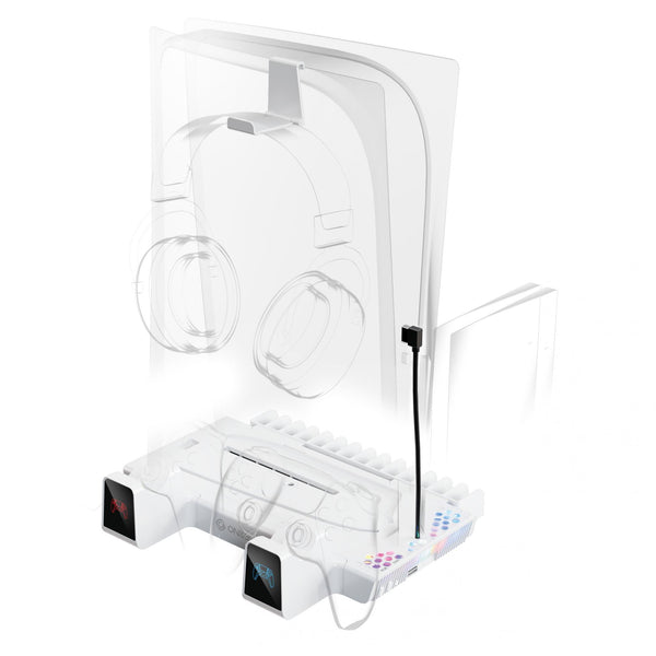 Oniverse Ps5 Nexus 5 Multifunction Stand For Ps5 - White