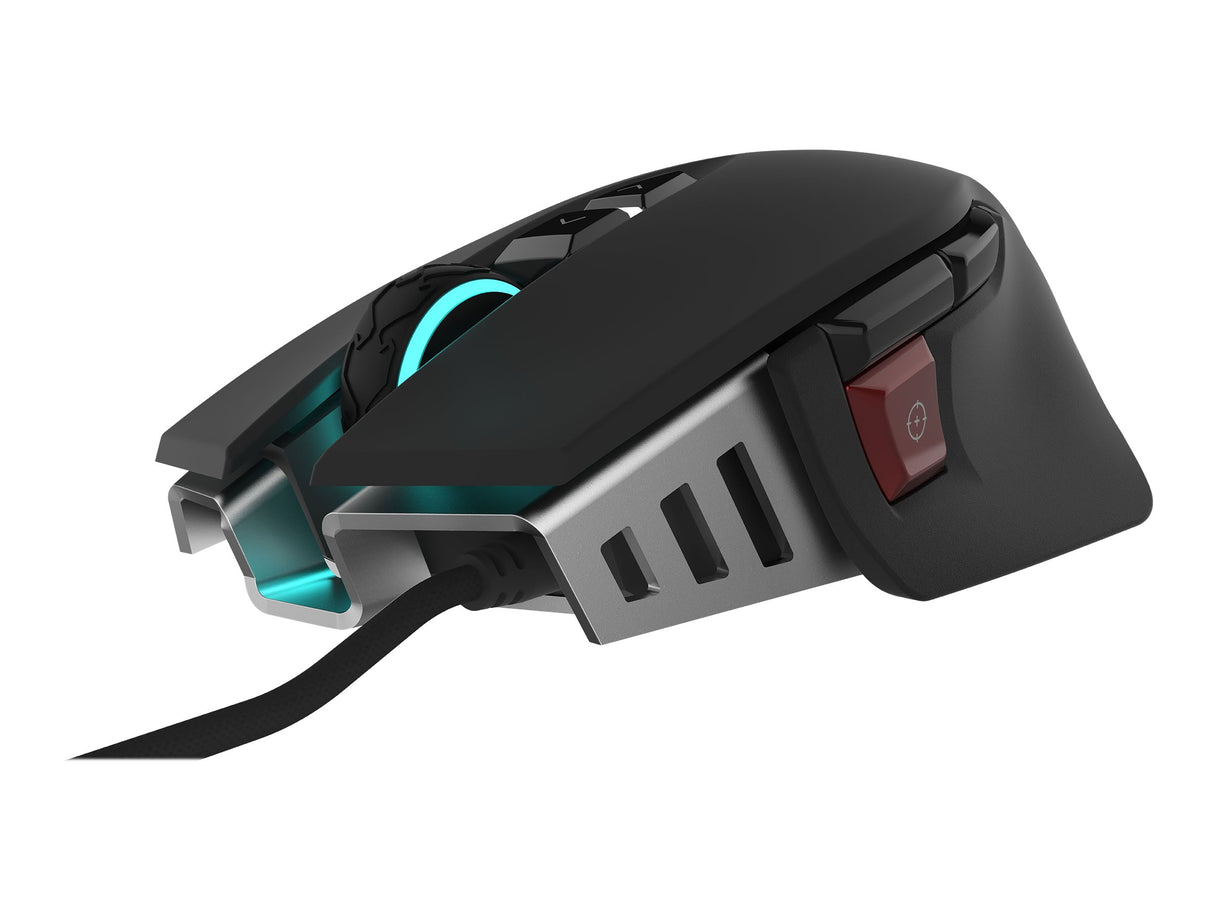 CORSAIR Gaming M65 RGB ELITE Optisches Kabel Schwarz 