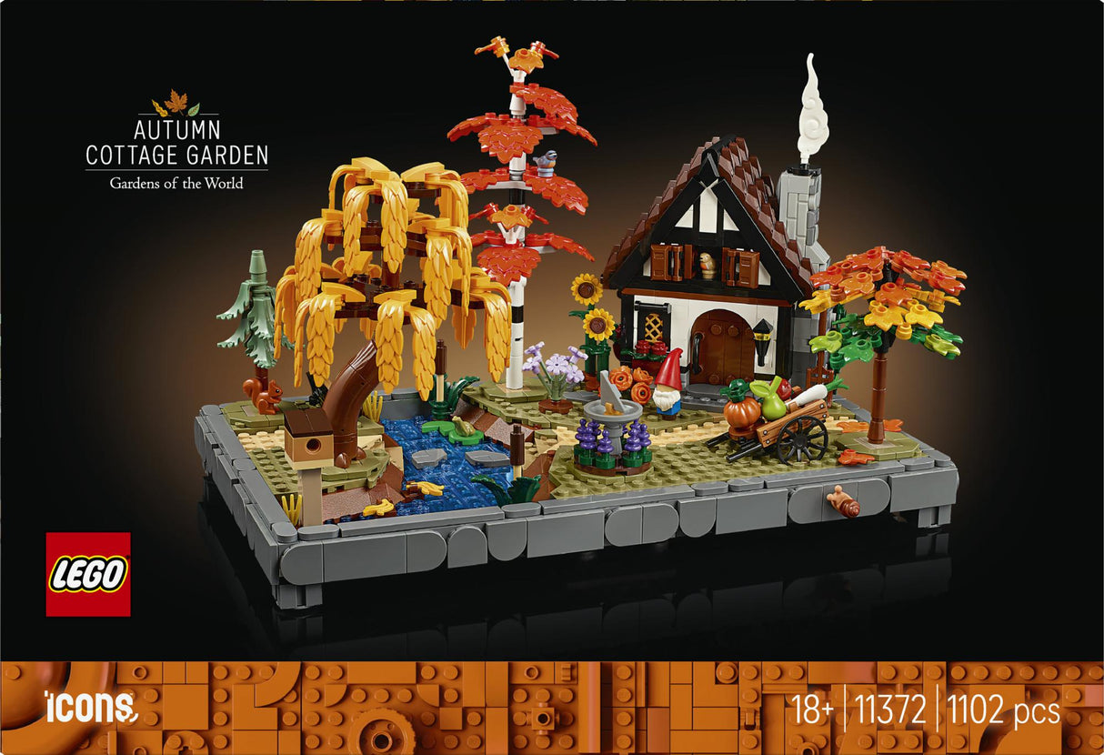 LEGO - Icons - Autumn Cottage Garden (11372). LEGO