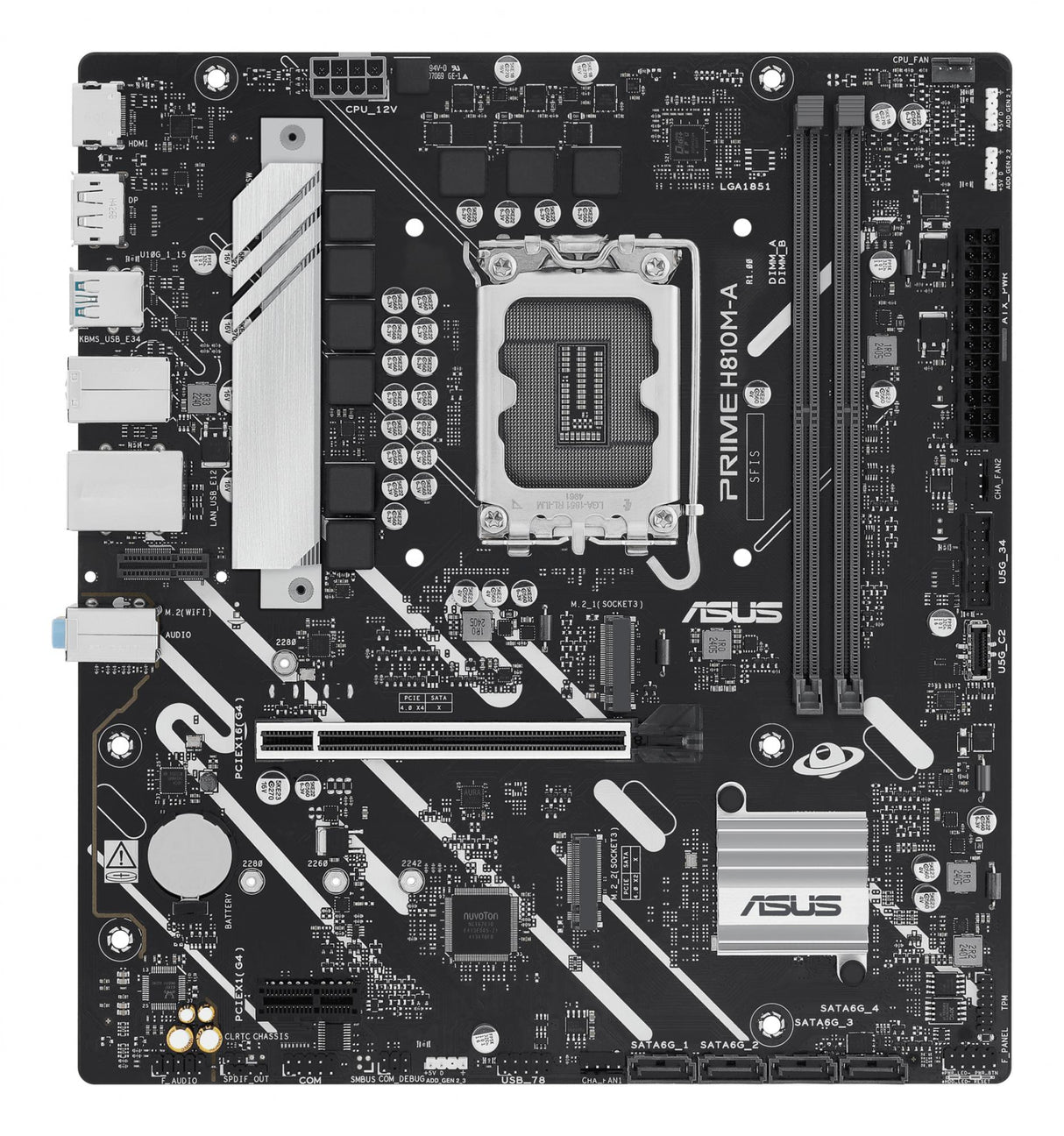 ASUS PRIME H810M-A-CSM Micro ATX LGA1851 sokkel Intel H810 ASUSTeK COMPUTER