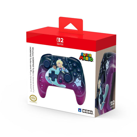 HORI Wireless Horipad Turbo – Universe Rosalina – Nintendo Switch 2 – Purple