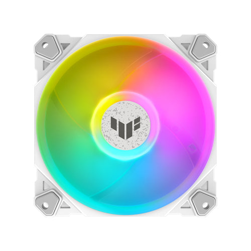 ASUS TUF Gaming TF120 ARGB case fan White Edition 3IN1 – kabinetblæser – Hvid – 3-pak