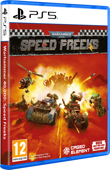 Warhammer 40,000: Speed Freeks – PlayStation 5 – spilomslag