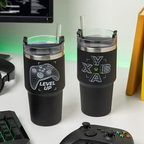Paladone Xbox Gamer Cup – termokrus med sugerør – 600 ml – produktfoto