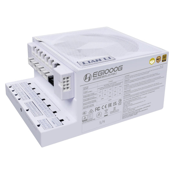 Lian Li Edge Gold 1000W Hvid (with USB HUB)