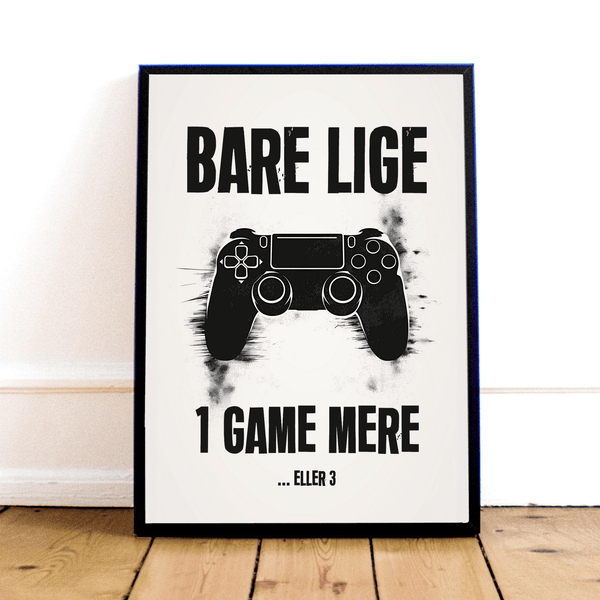 Poster „Noch 1 Spiel“
