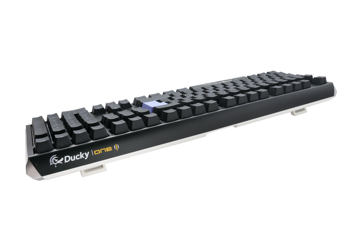 Ducky One 3 – Klassisch Schwarz/Weiß Nordic – Fullsize – Kirschblau