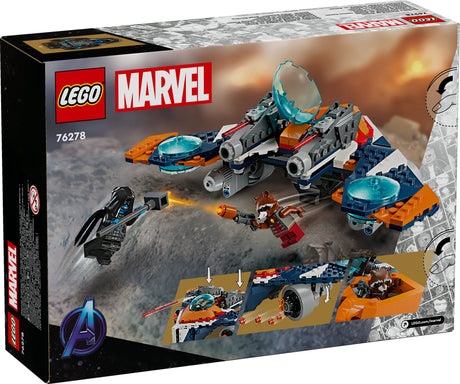 LEGO 76278 Marvel Super Heroes Rockets Spaceship vs. Ronan, construction toy LEGO