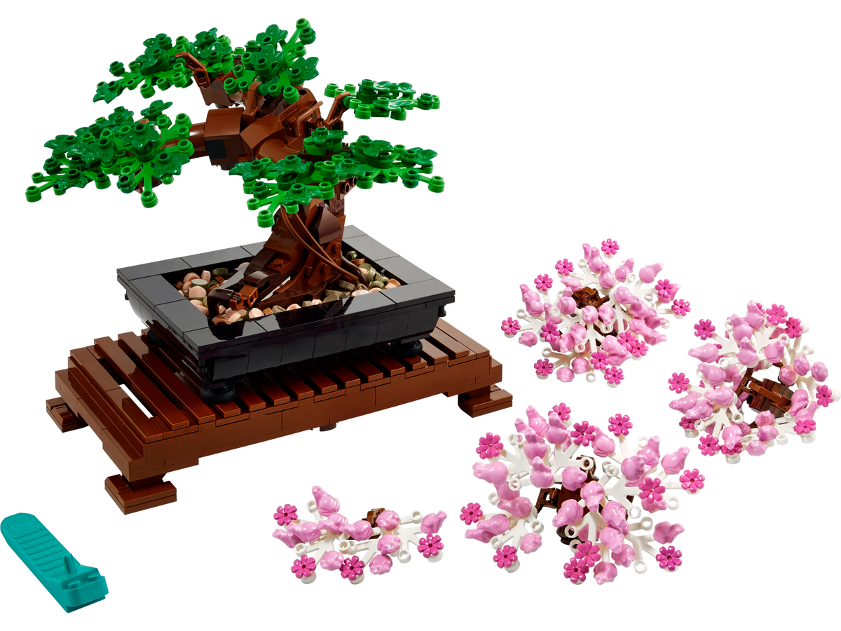 LEGO Icons 10281 Bonsaitræ – producentbillede af byggesættets model