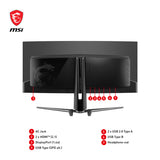 MSI MAG 341CQPDE QD-OLED – skærm – Sort