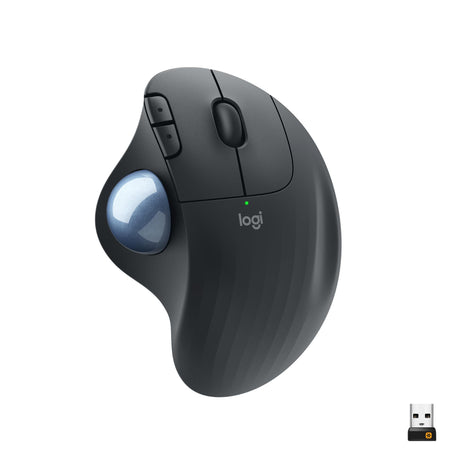 Logitech - ERGO M575 - Graphite - 2.4GHZ/BT