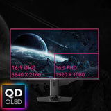 MSI MPG 321URXDE QD-OLED – skærm – Sort