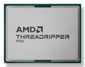 AMD Ryzen Threadripper PRO 9985WX – 64 kerner – Boxed uden køler – processoren set ovenfra uden køler
