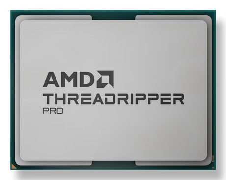 AMD Ryzen Threadripper PRO 9985WX – 64 kerner – Boxed uden køler – processoren set ovenfra uden køler